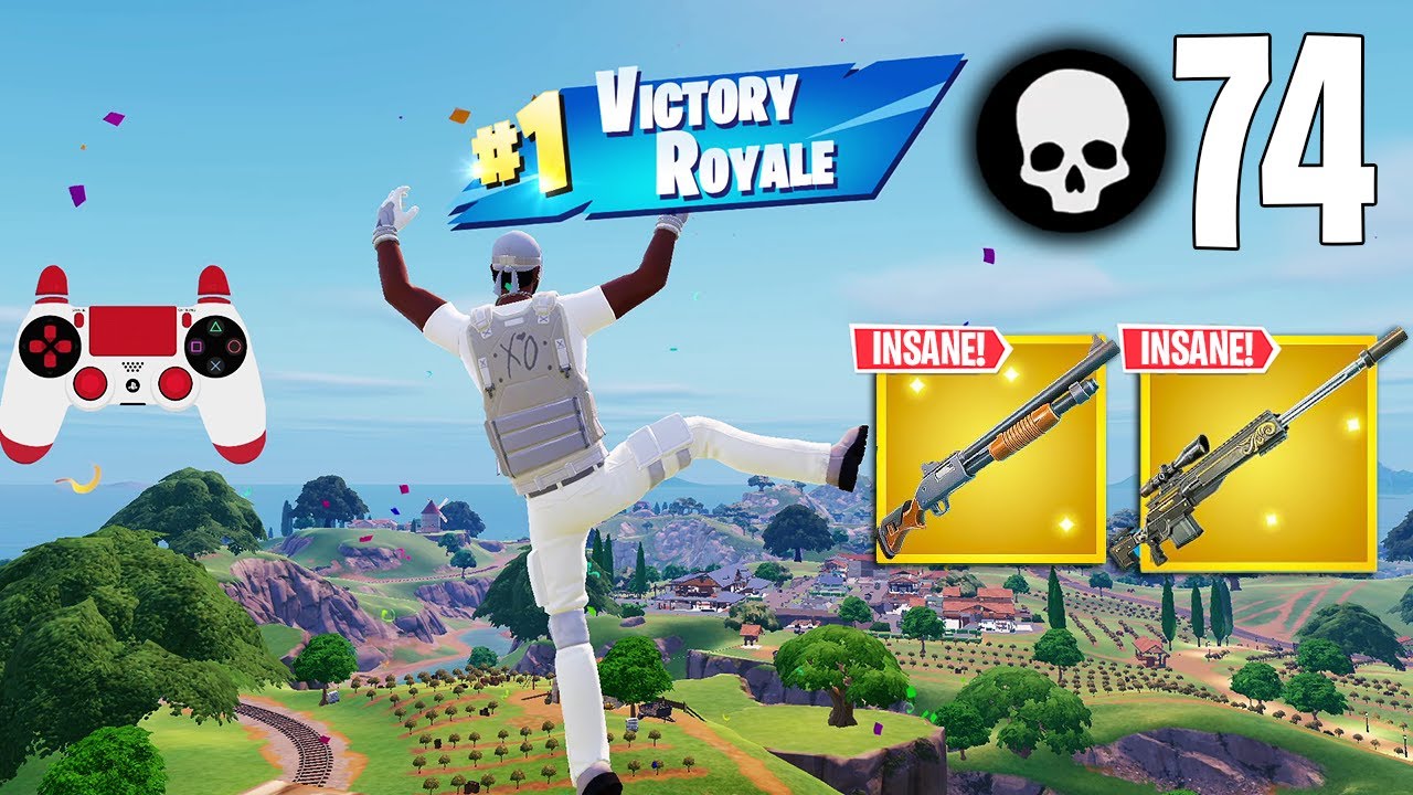 74 Elimination Solo Vs Squads Gameplay Wins (Fortnite Chapter 5 PS4 Controller)