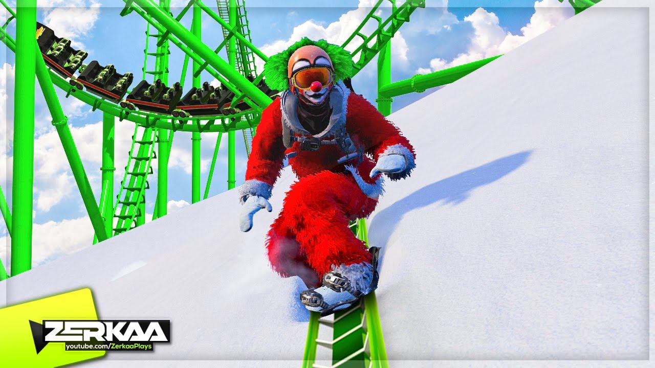 SKIING ON A ROLLERCOASTER! (Steep Multiplayer)