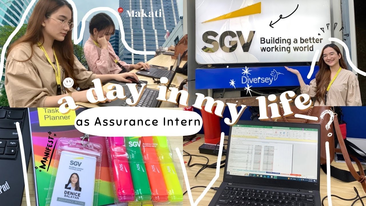 A Day in my Life as an Assurance Intern at SGV & Co.!! (College Vlog)👩‍💻✨ | DENAYS ANN