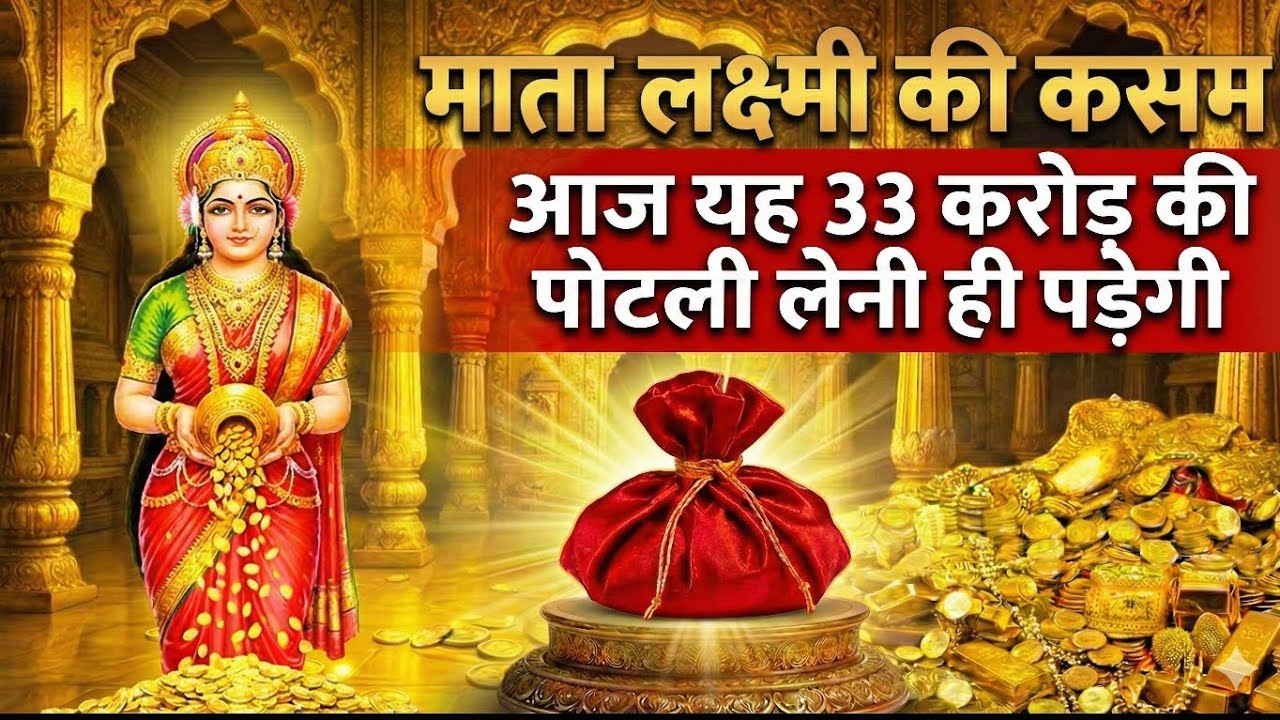 माता लक्ष्मी की कसम आज यह 33 करोड़ की पोटली लेनी ही पड़ेगी @MATALAXMISANDESH 