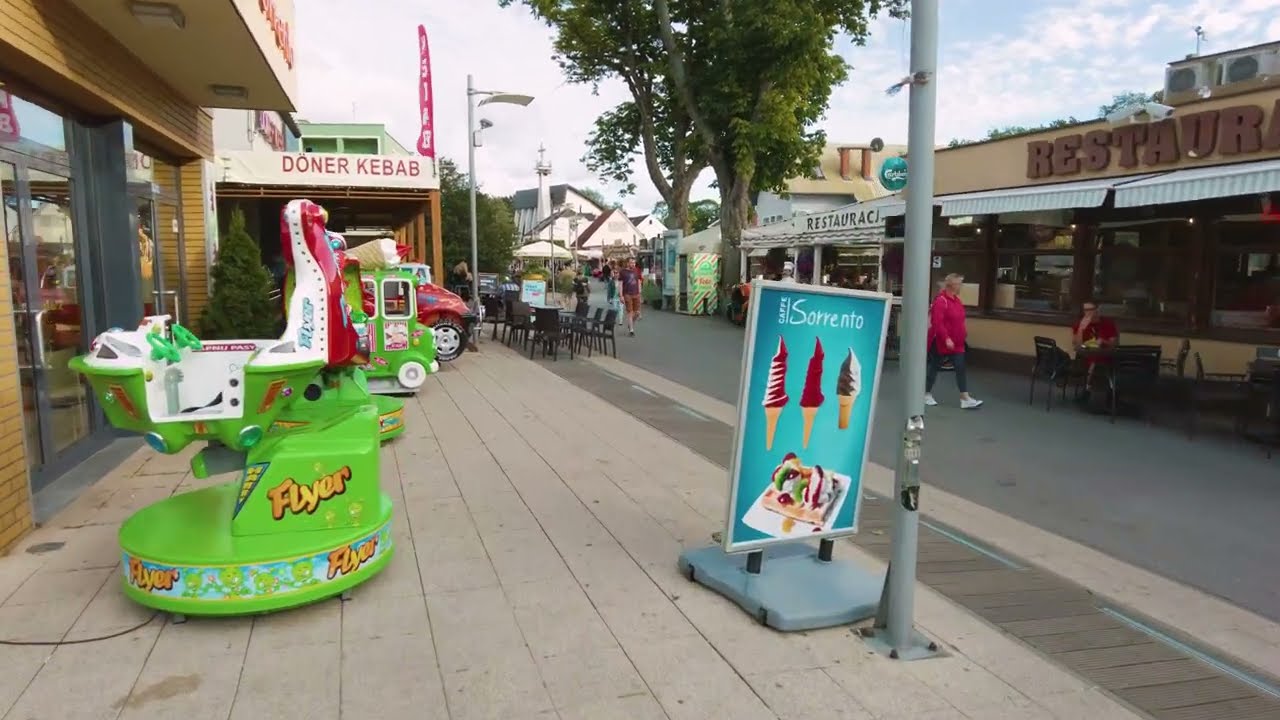 Urokliwy Rewal: Przechadzka do centrum nadmorskiego kurortu [4K]