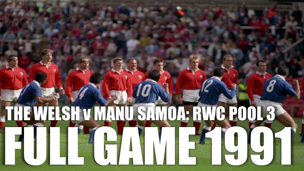 Wales v Western Samoa | 1991 Rugby World Cup | Pool 3 | Full Game