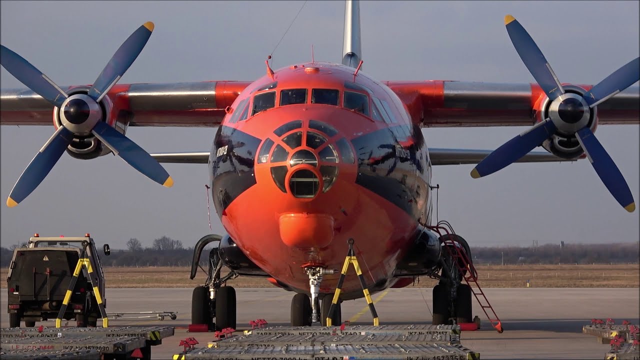 Antonov An-124 at Leipzig/Halle Airport Planespotting 2019