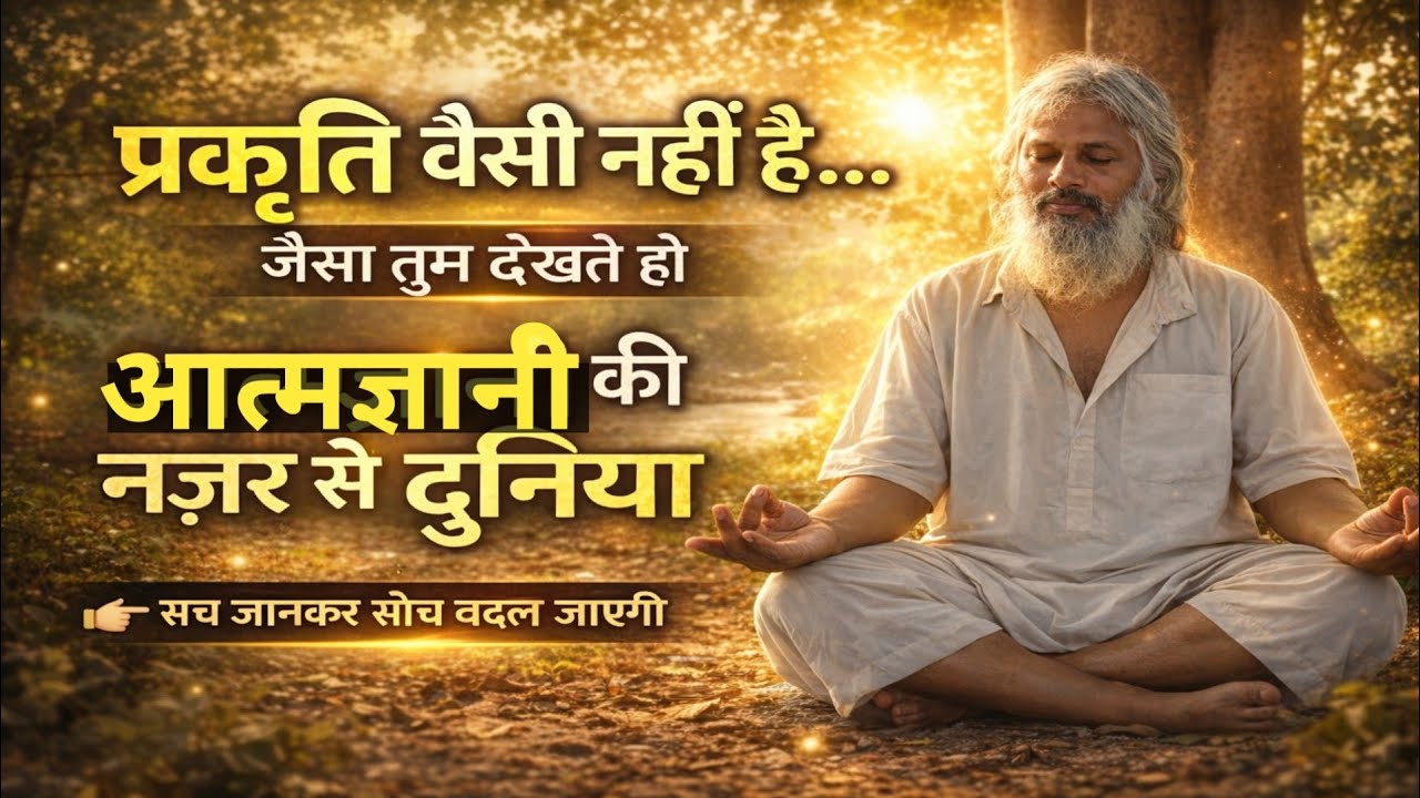 प्रकृति वैसी नहीं है जैसा तुम देखते हो | आत्मज्ञानी की नजर से देखो दुनिया! #motivation #adhyatm 
