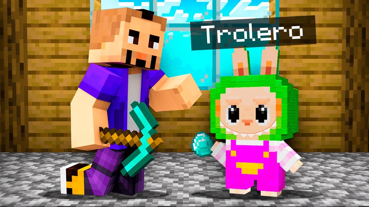 Me Convertí en Un LABUBU AMISTOSO Para Ayudar a Mi Amigo en Minecraft!