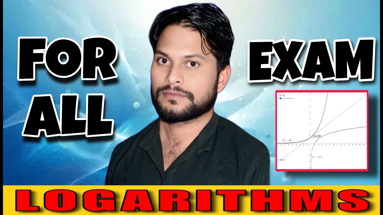 Basic to Advance Logarithms concept by Rahul Sir detail lecture with problem solving