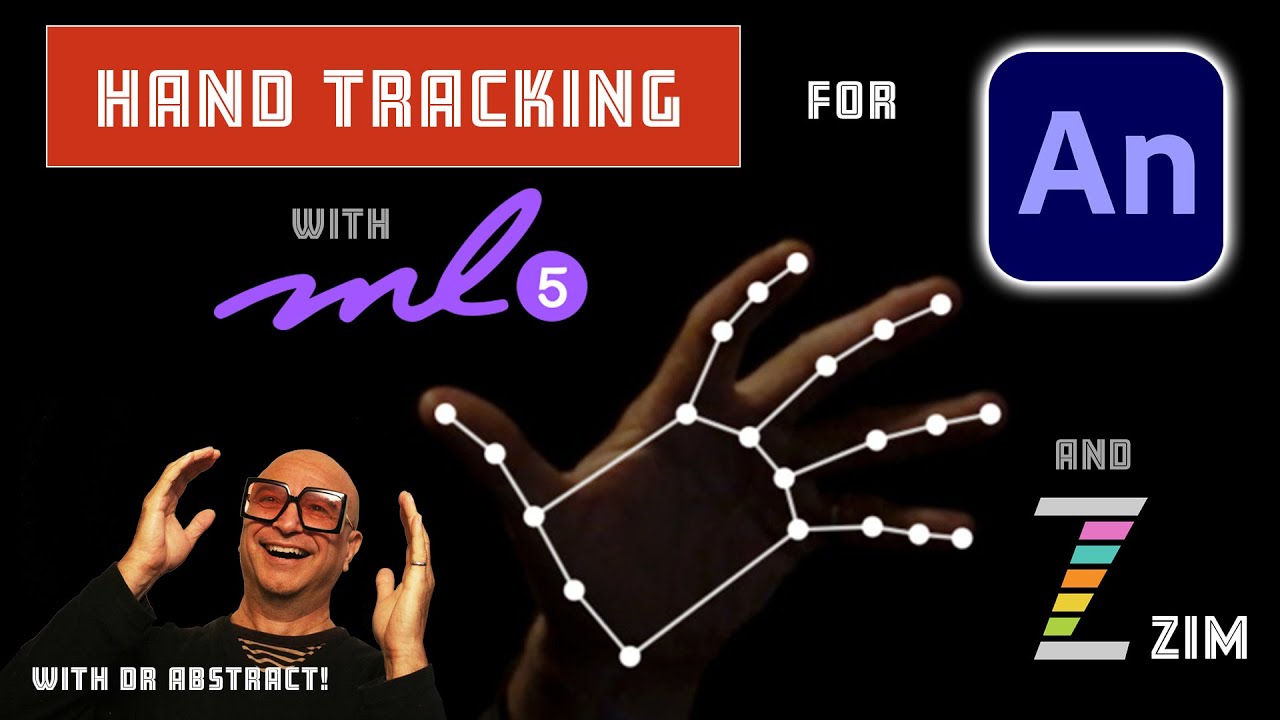 ZIM Explore! 104. ML5 Hand Tracking with Adobe Animate #JavaScript #ZIMjs #ML5 #AdobeAnimate #Flash