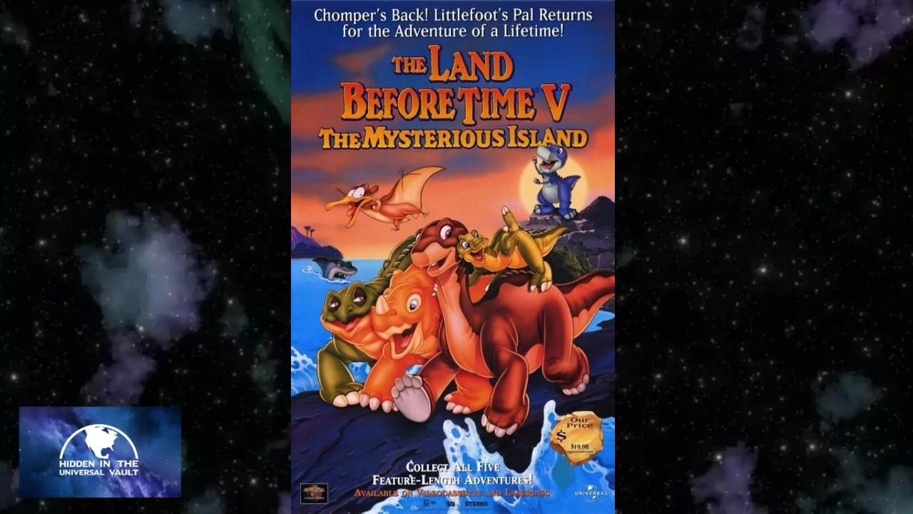 Hidden In The Universal Vault | The Land Before Time V The Mysterious Island