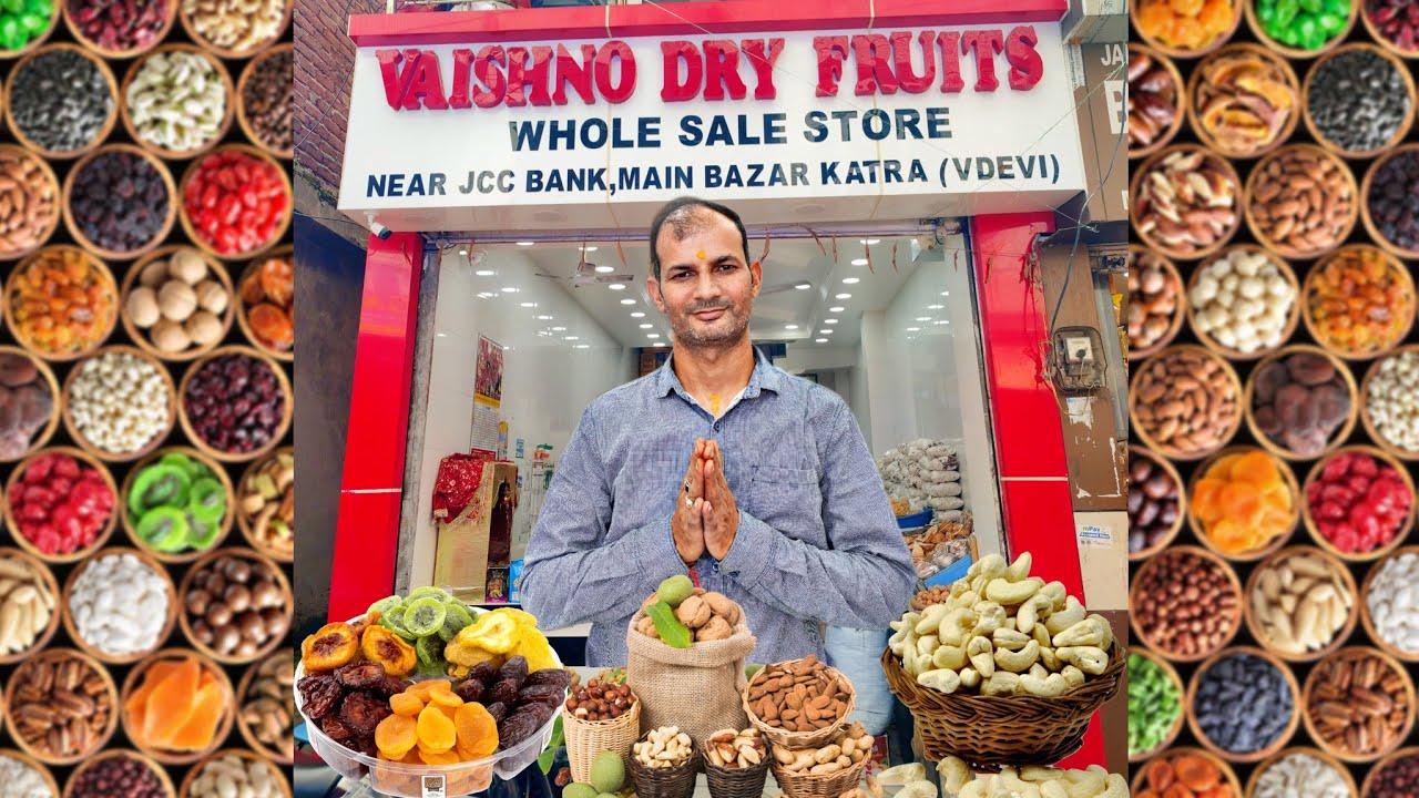 सबसे सस्ता dry fruit - katra dry fruit market - vaishnodevi - jammu meri jaan Ep-8