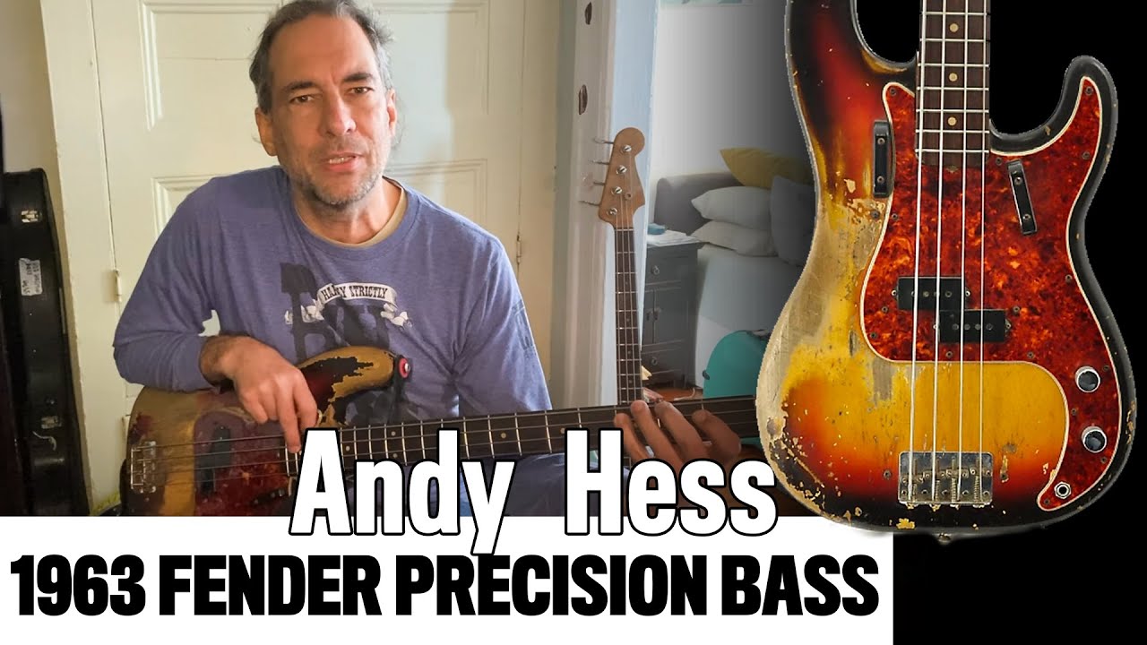 Andy Hess Plays A 1963 Fender Precision Bass | Let's Hear It