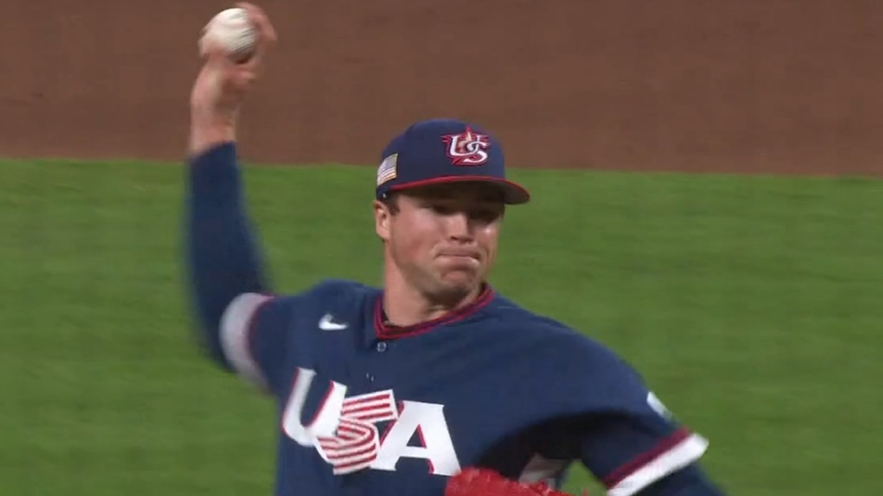 Mason Miller Strikes Out the Side in the 9th to Close the Game vs Canada!