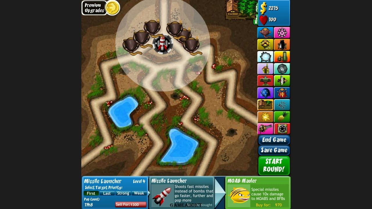 Bloons Tower Defense 4 |Track 9 | Expert | Hard | No Lives Lost