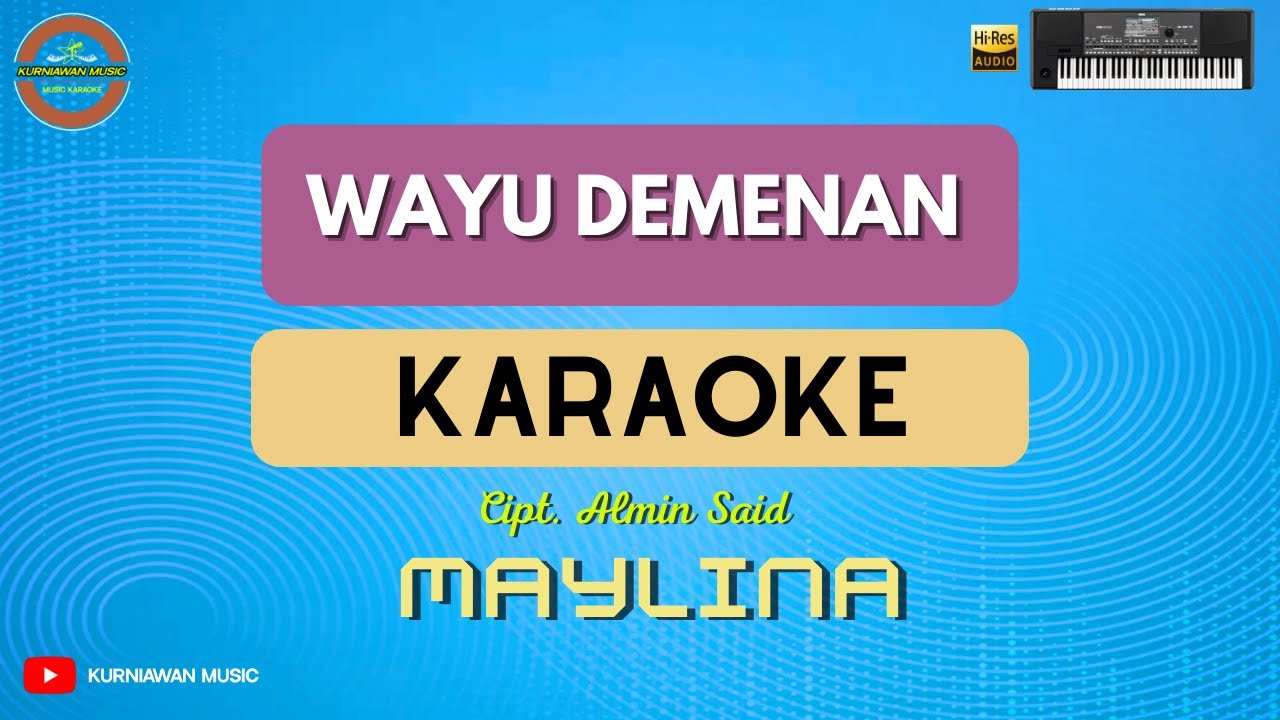 WAYU DEMENAN - ( KARAOKE  ) Maylina Terbaru