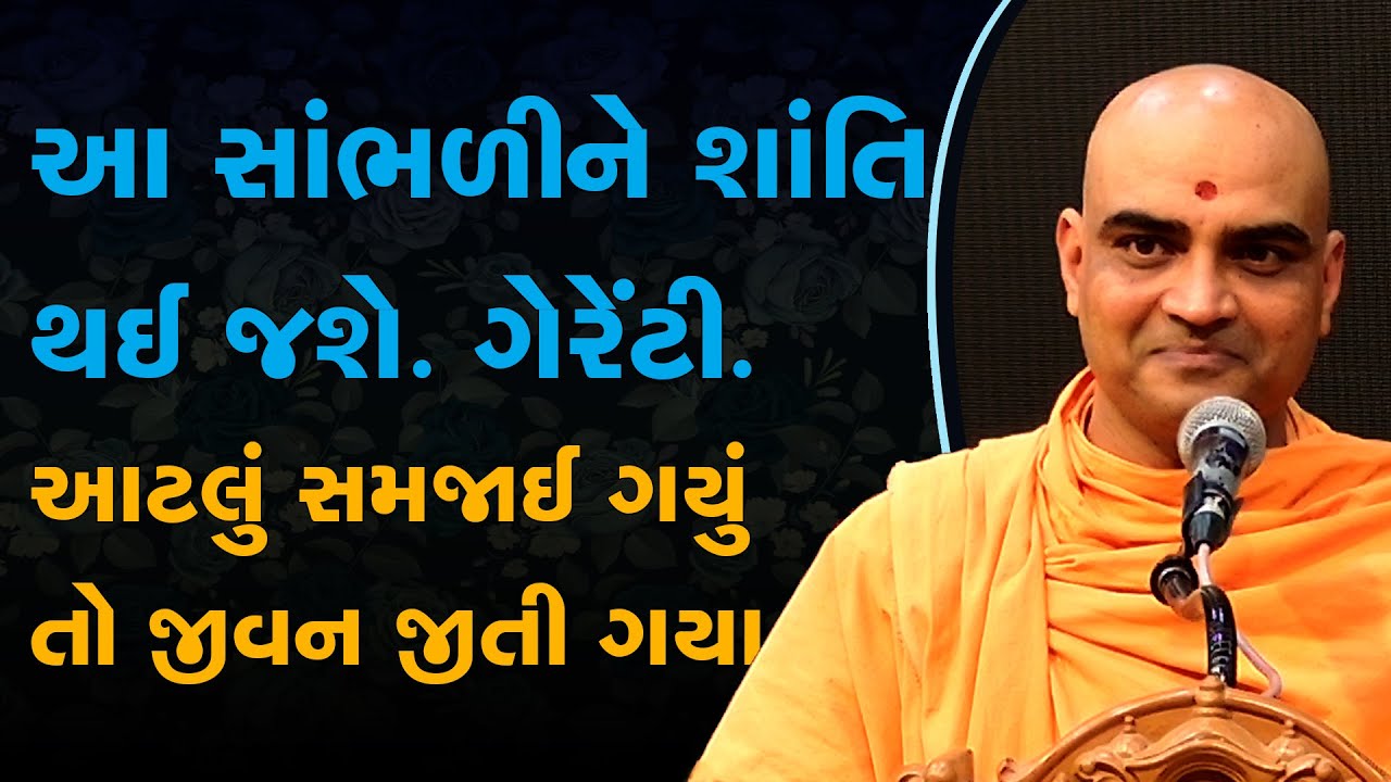આ સાંભળીને શાંતિ થઈ જશે | Understanding Success - Part 3 | Success | Pujya Gnannayan Swami