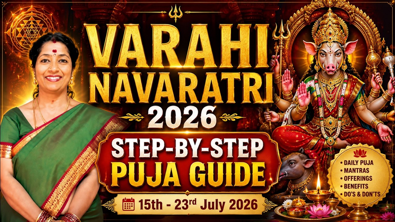Perform Varahi Navaratri 2026 at Home | Step-by-Step Guide | Shakti Awakening With Vidhyaa Prakash