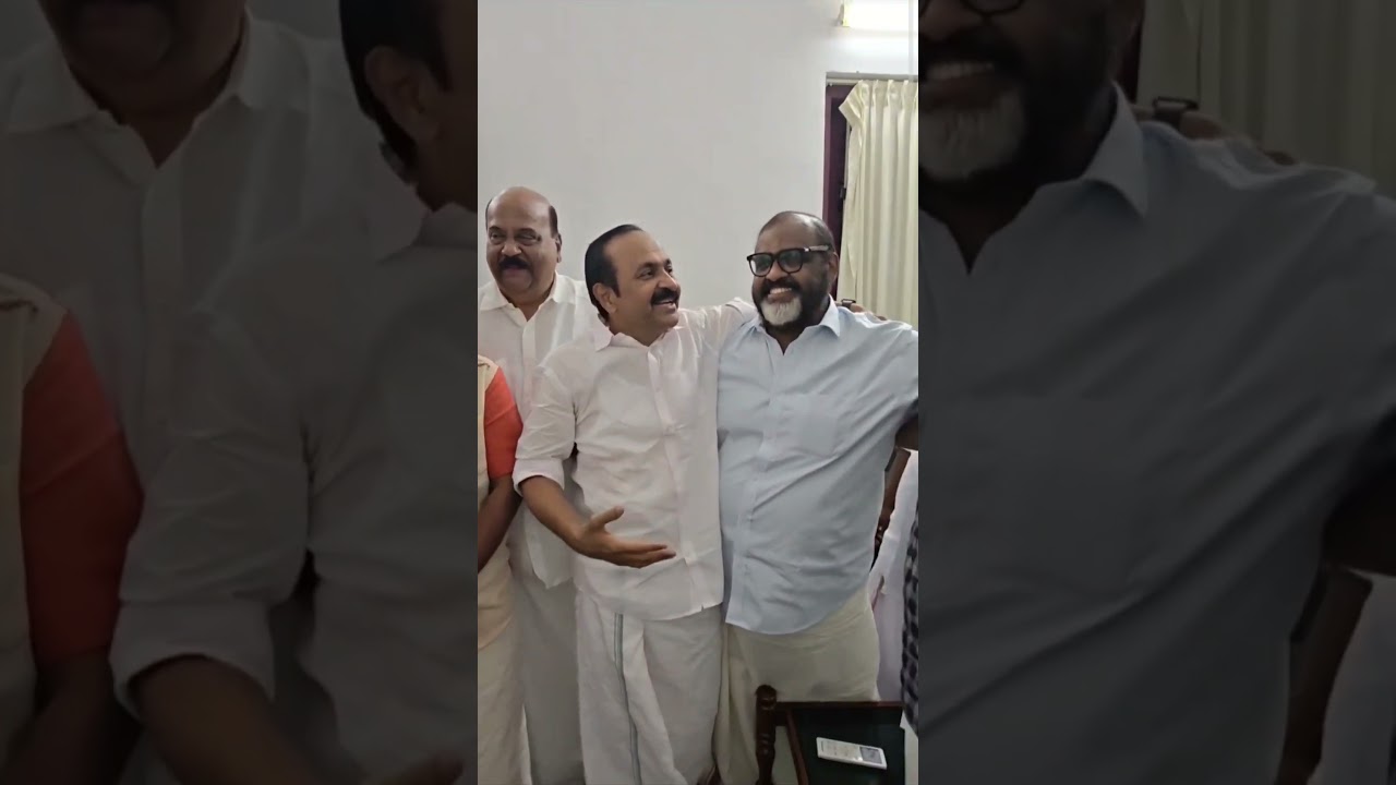 CM designate VD Satheesan met udf leader's mani c Kappan and CP John