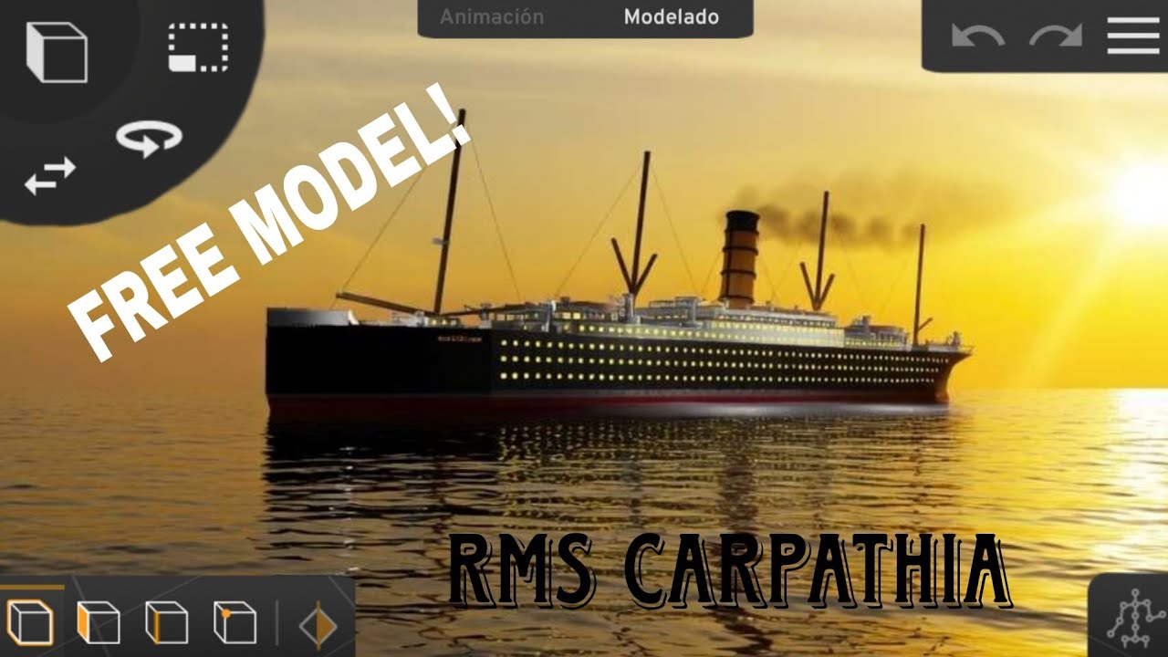 RMS CARPATHIA New model Release For Prisma 3D by @cochu444yt 
