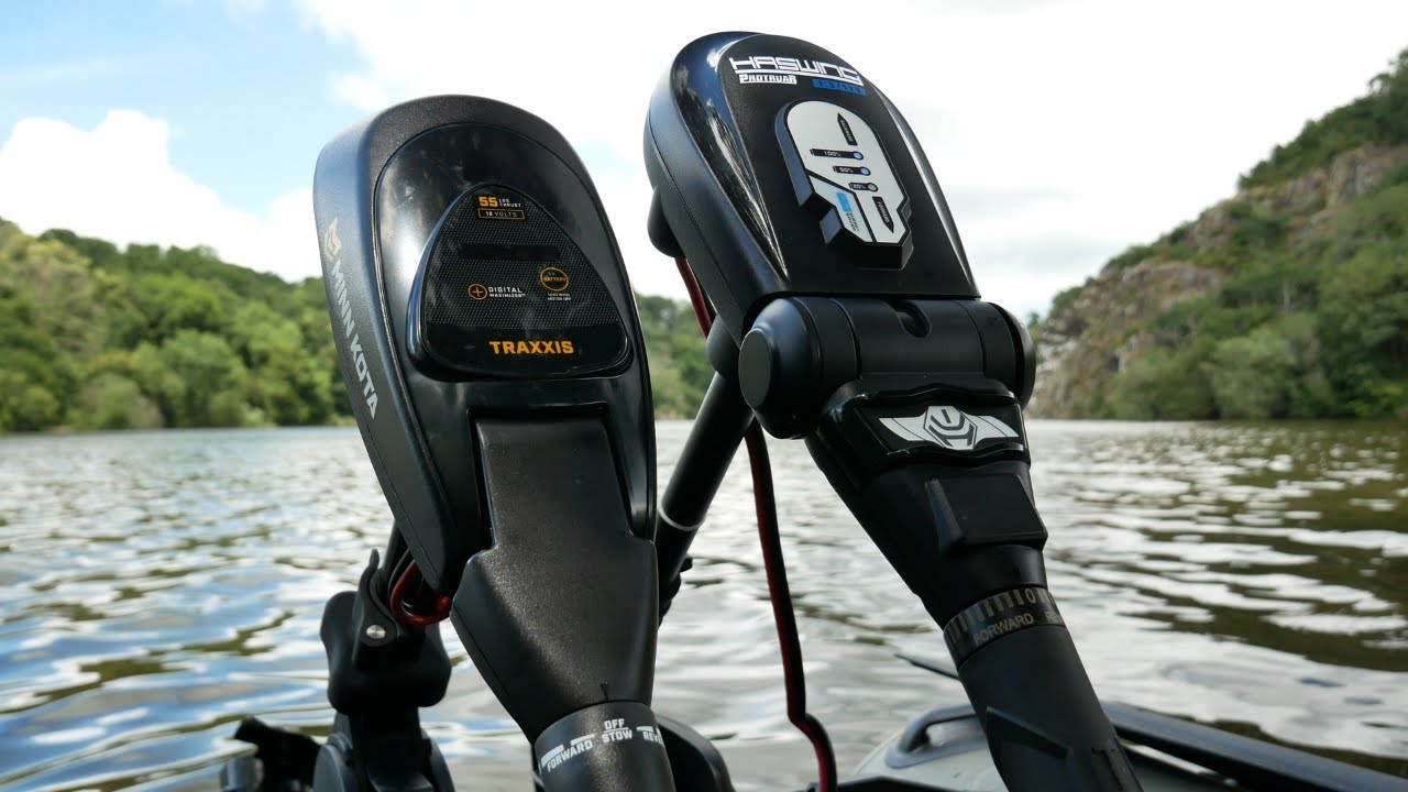 Comparaison des moteurs Haswing Protruar 1.0 65 Lbs et Minn Kota Traxxis 55 Lbs