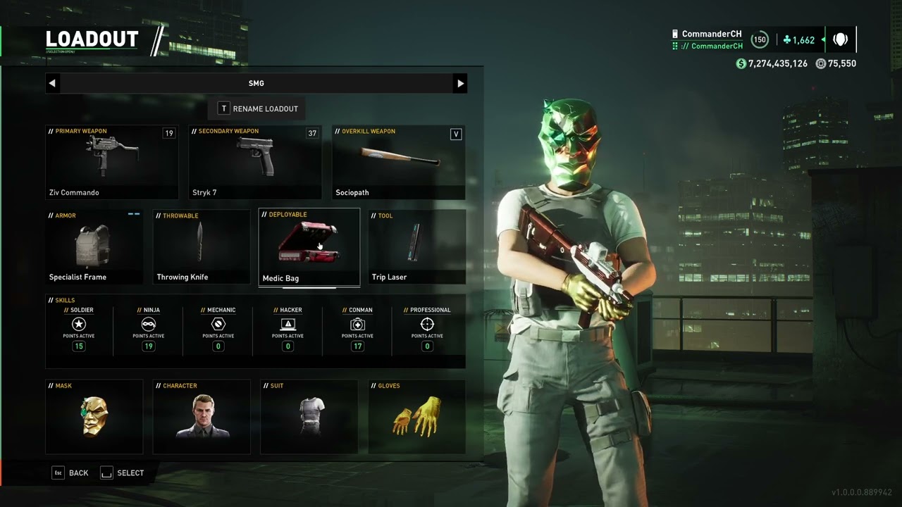 [Payday 3] Skills 2.0 - Insane QoL SMG Build