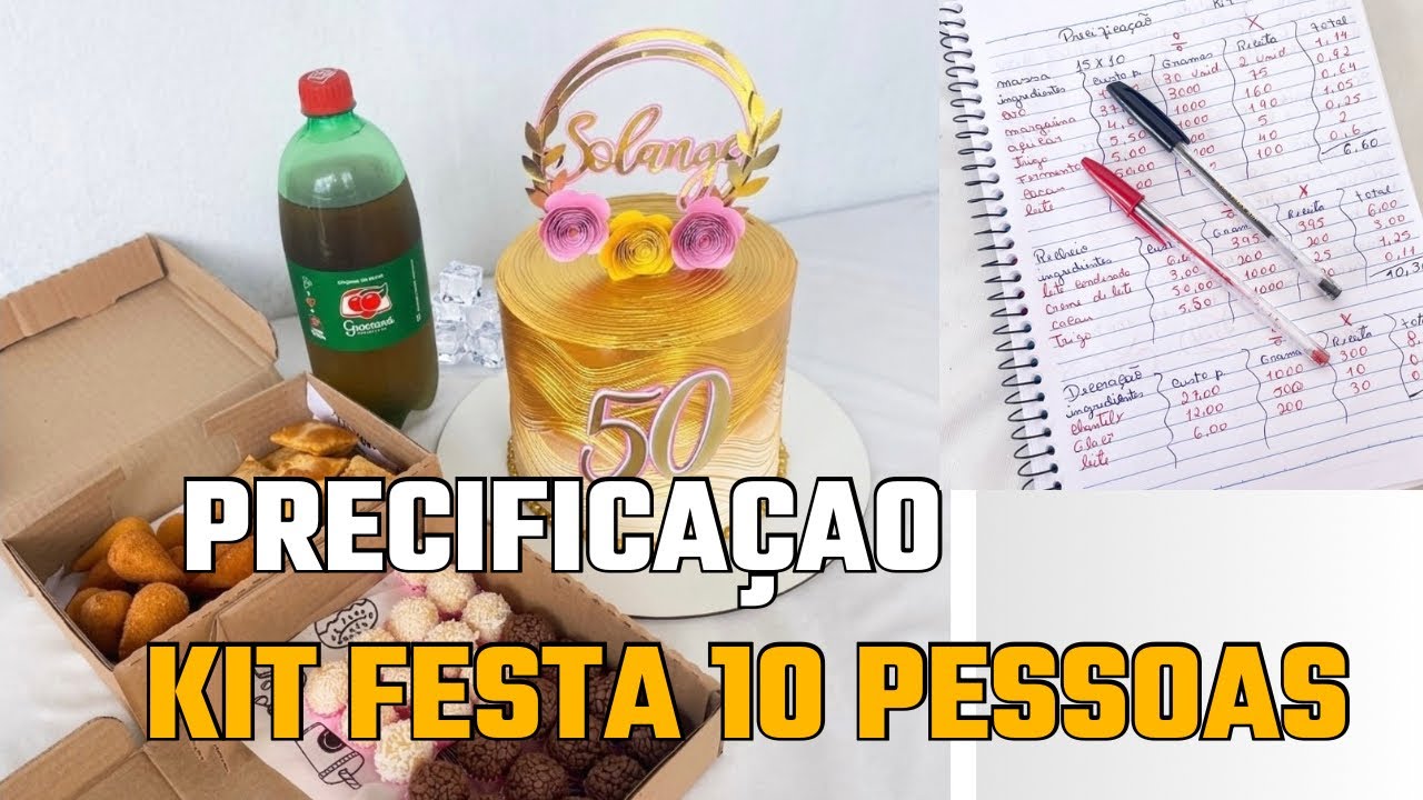 ⭐ Como Precificar Kit Festa para 10 Pessoas e Ter Lucro 💰🎂