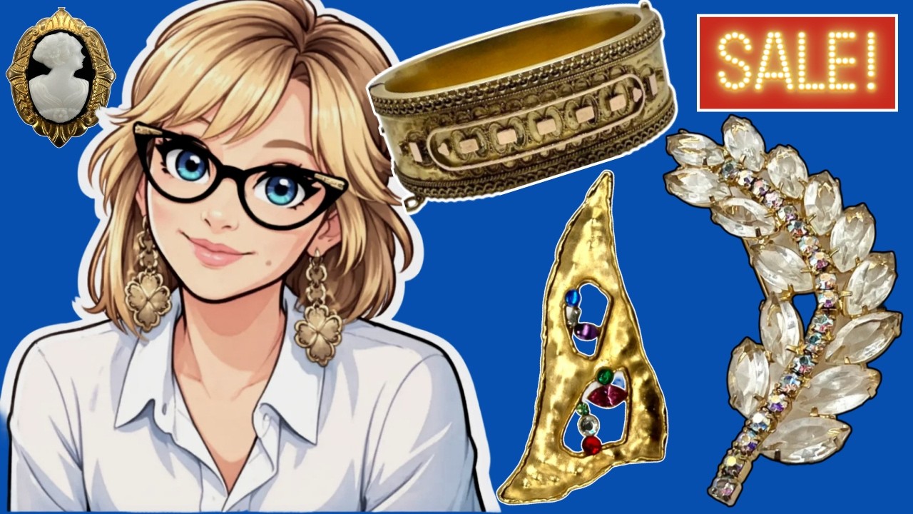 В продаже прекрасные винтажные украшения! Камеи, украшения Lea Stein Warner с золотым напылением,...