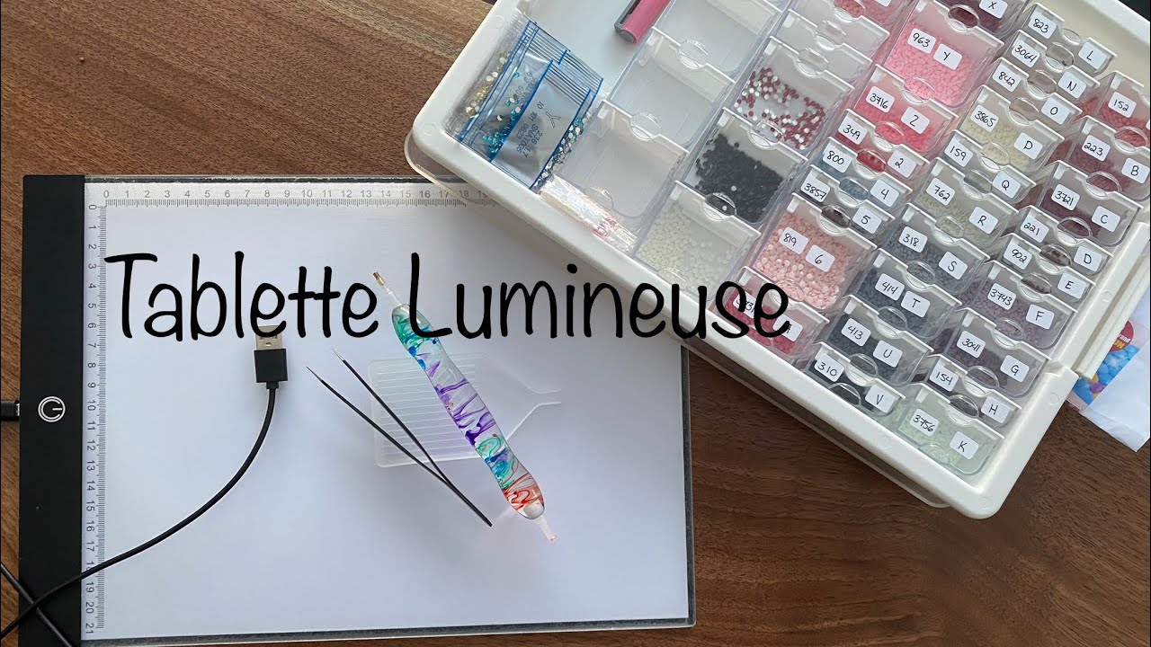 Diamond Painting - Les tablettes lumineuses