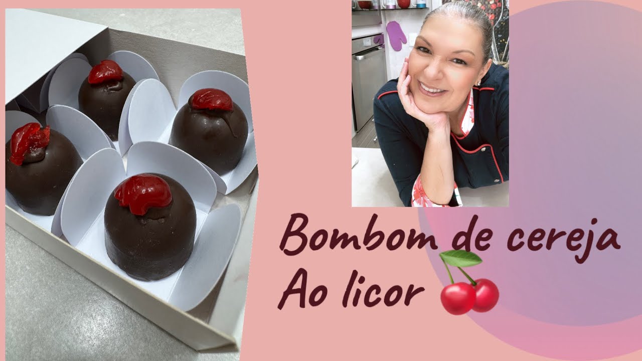 Bombom de cereja ao licor