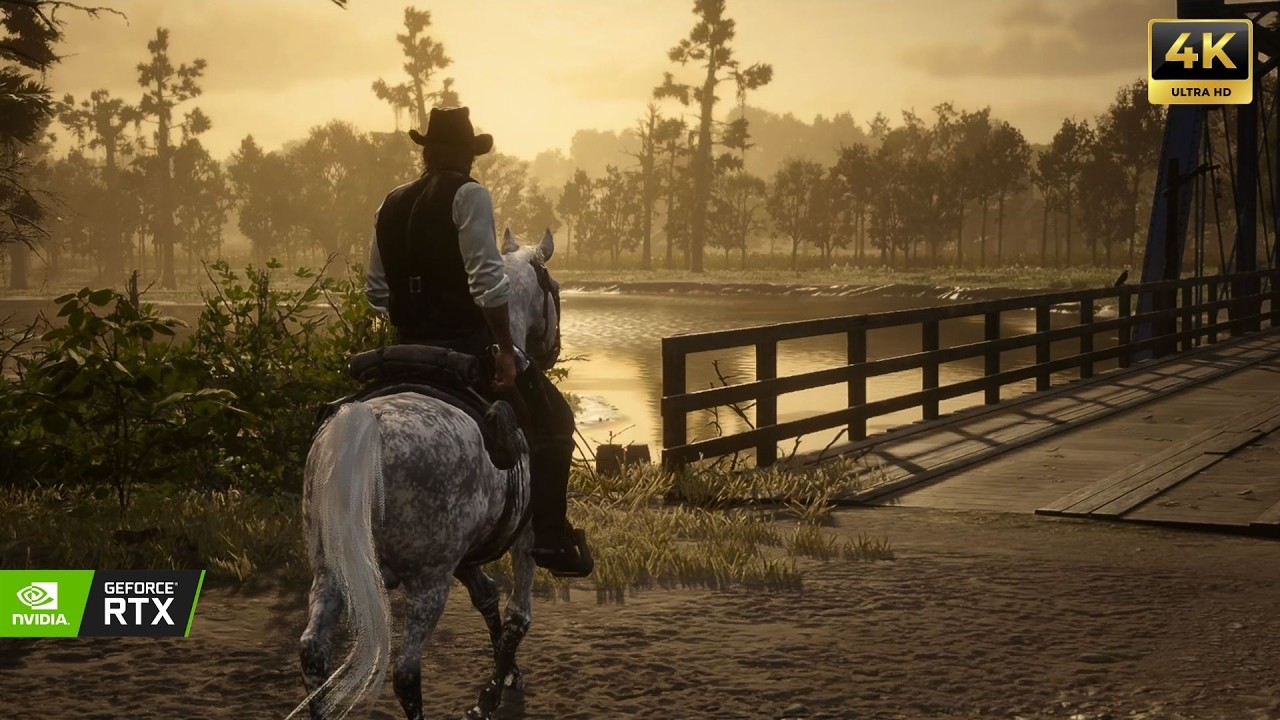 From Snow to Saint Denis: The Longest Ride - Red Dead Redemption 2 (4K 60FPS Pure Sound)