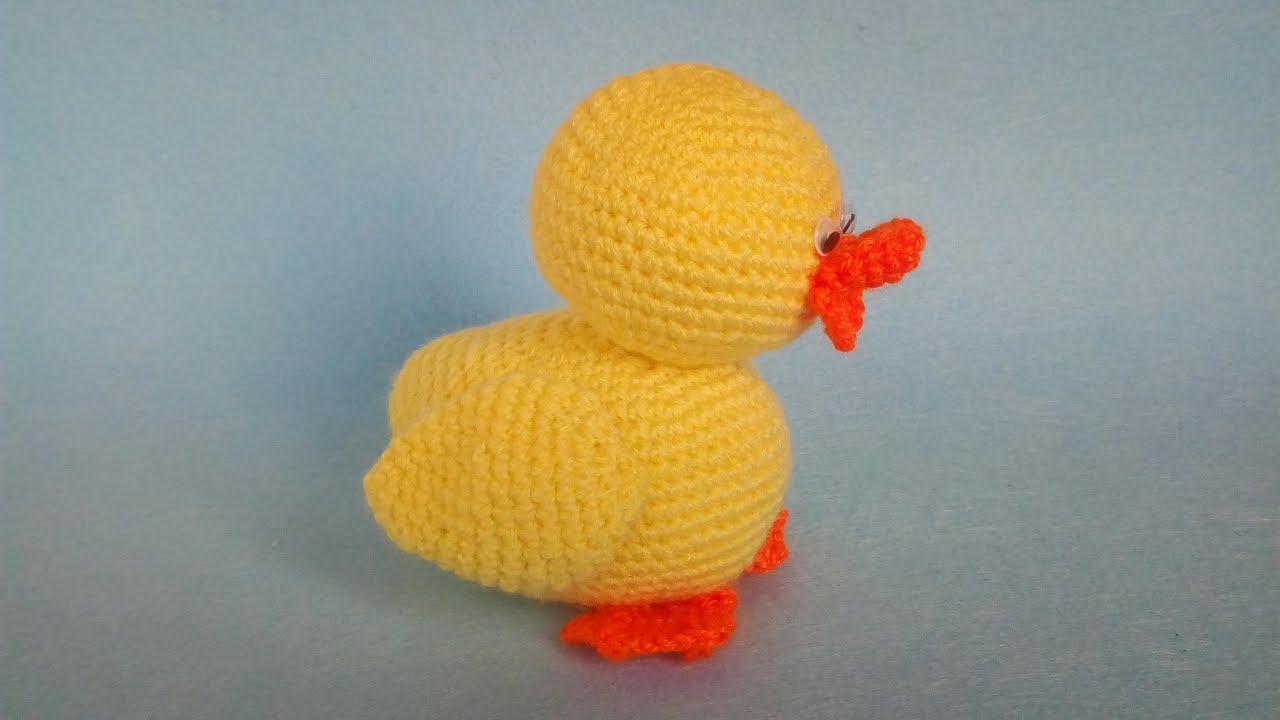 Pulcino Uncinetto Amigurumi Tutorial 🐤 Chick Crochet - Duck Crochet - Pato Crochet - Pollito Croche