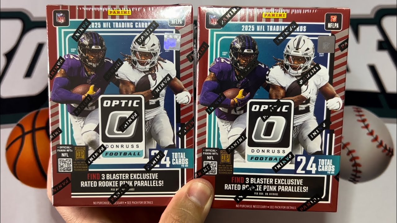 *PINK RATED ROOKIES* 2 2025 Optic Football blaster boxes 