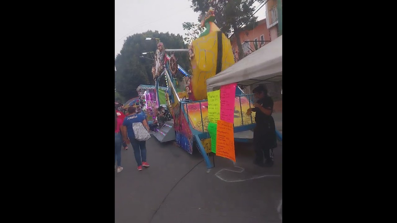 Recorrido Feria  de semana santa, colonia MH ,Tlalpan