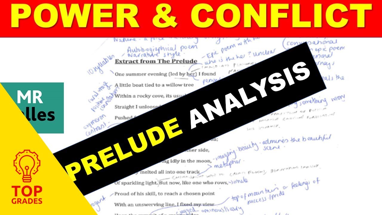 The Prelude Grade 9 Analysis William Wordsworth (Mr Salles)