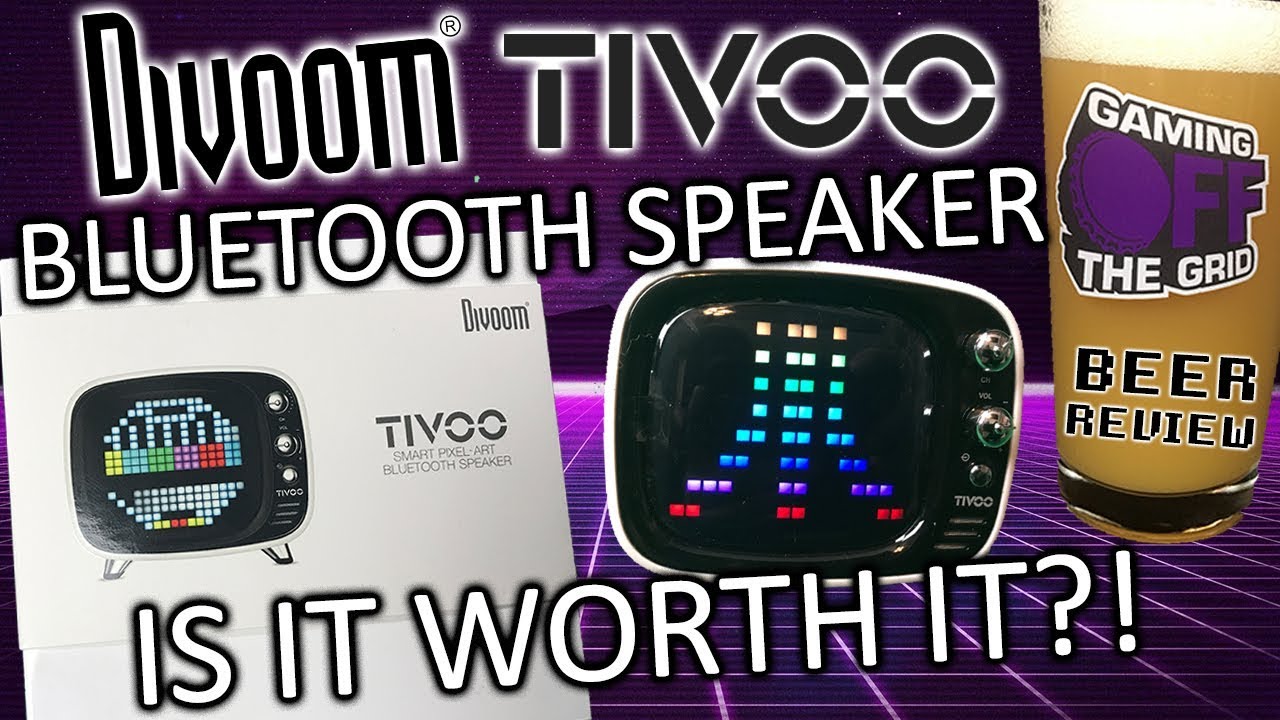 Divoom Tivoo Smart Pixel Art Bluetooth Speaker - Is It Worth it? | Gaming Off The Grid