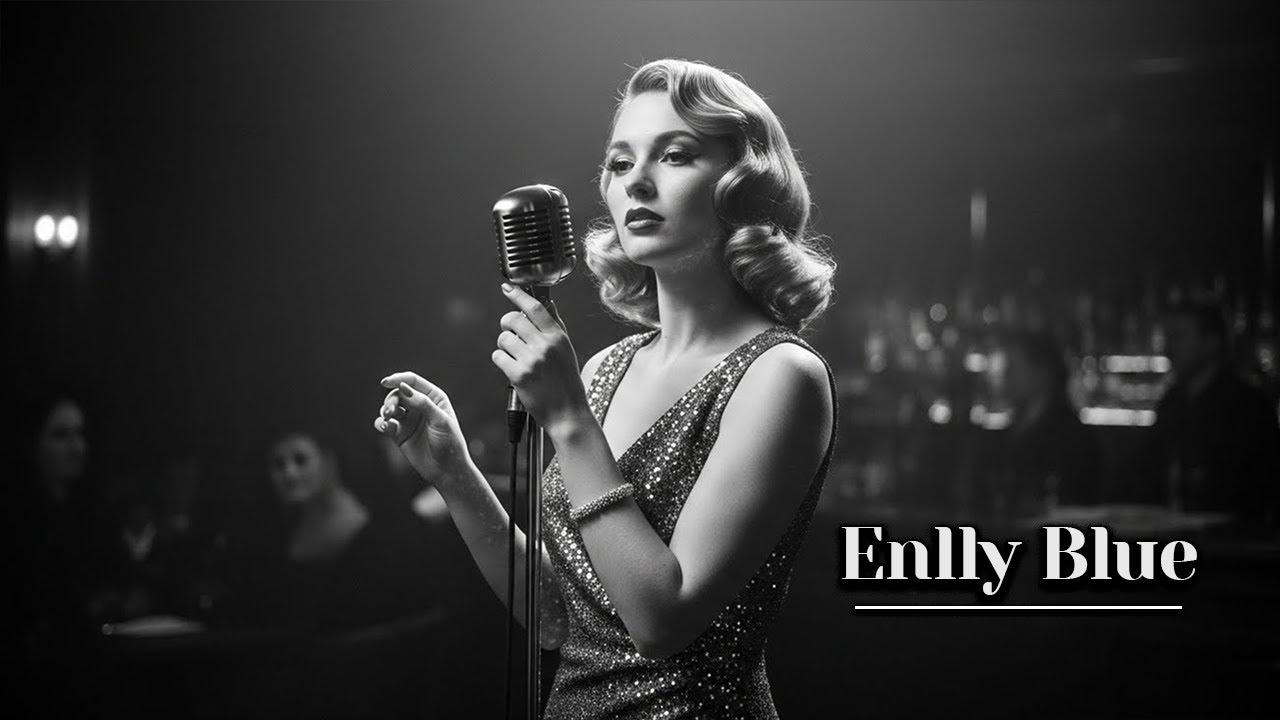Enlly Blue - Midnight Streets | 1950s Soul Blues (Lonely Road Blues, Sax & Heartfelt Vocals)