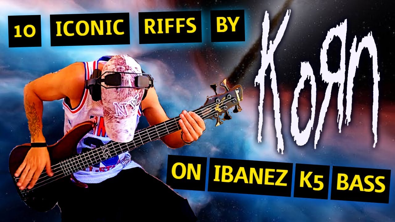 10 ICONIC BASS LINES by KORN on IBANEZ K5