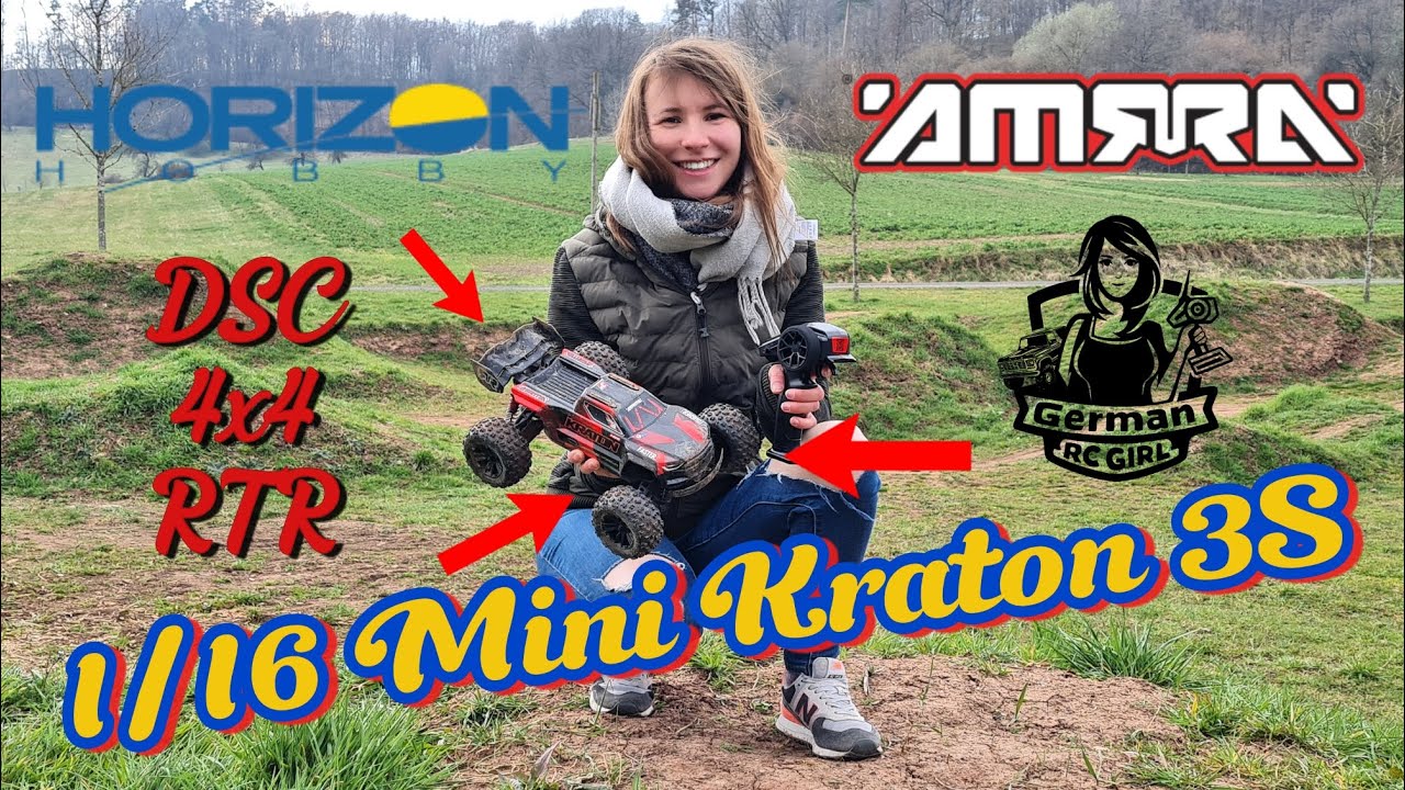 Arrma Mini Kraton 3S 1/16 DSC 4x4 RTR Brushless Speed Truck @horizonhobby & @ARRMARC