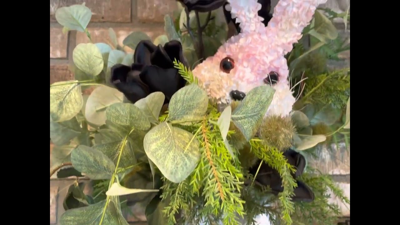 Spring Mantle Decor