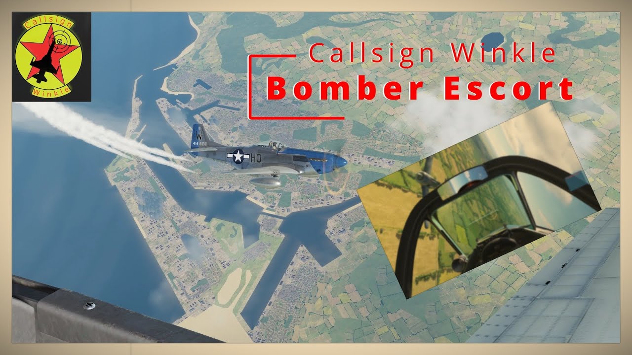 DCS World; Blue Nosed Bastards of Bodney Campaign. Mission 3. Bomber Escort.
