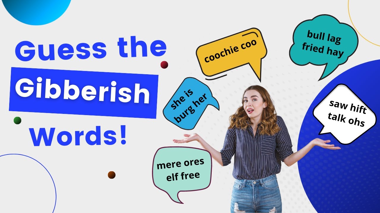Gibberish Words | Guess The Gibberish Words Easy, Medium, Difficult | Word Games | Direct Trivia |
