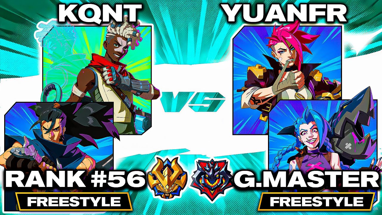 2XKO ▰ kqnt (#56) 🌪⏳ Yasuo/Ekko vs yuanFR 🚀🥊 Jinx/Vi ▰ High Level Gameplay