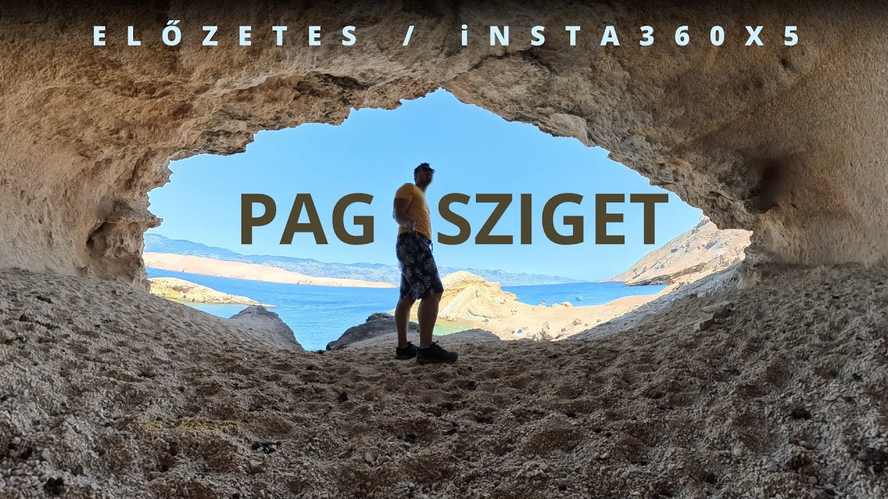 Elképesztő Pag sziget, Horvátország, Előzetes #Insta360x5