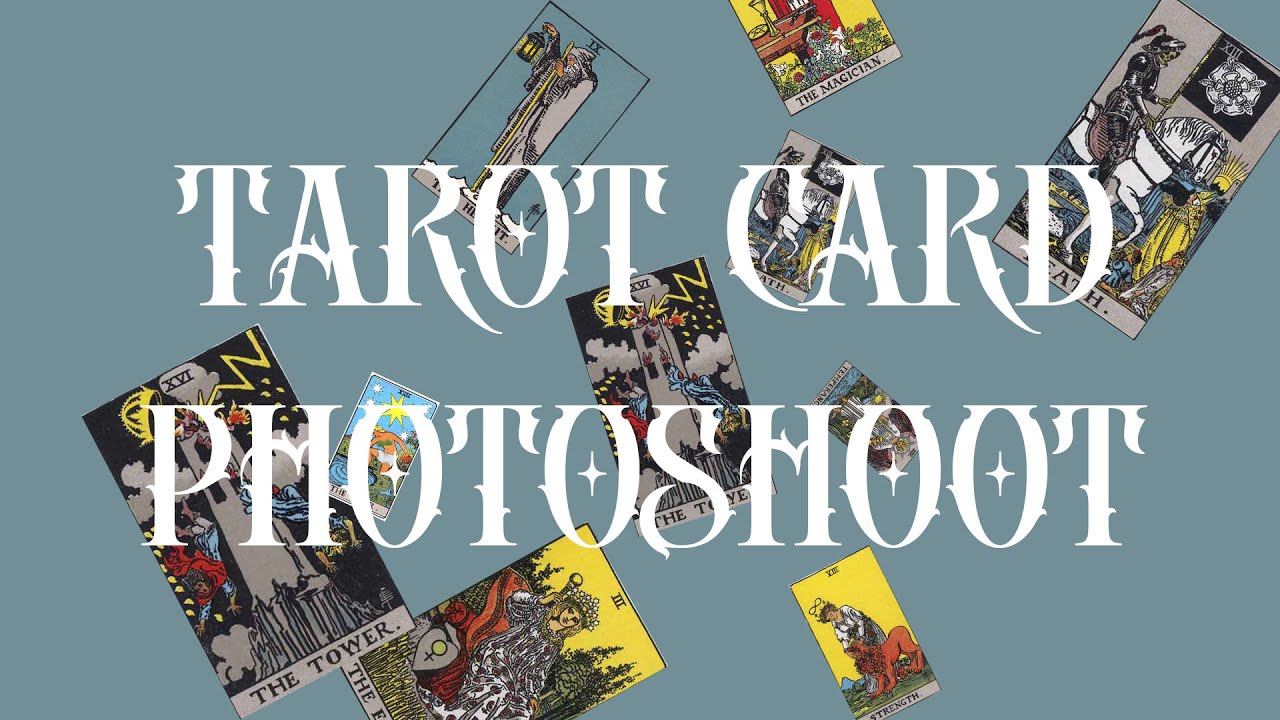 ✨TAROT CARDS Mixed Media Photoshoot 🔮 / Vlog ✨