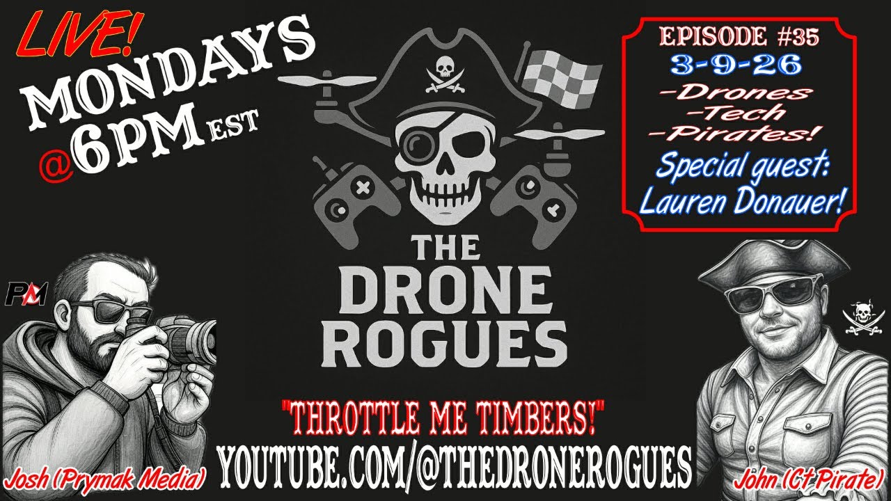 The Drone Rogues Episode 35 on the Quarterdeck with Lauren Donauer