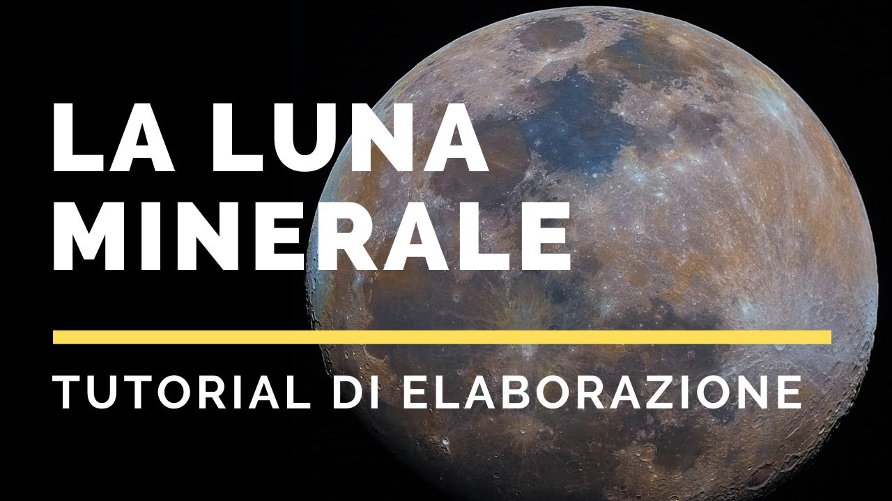 Tutorial di elaborazione sulla LUNA MINERALE (Mineral Moon) con Photoshop