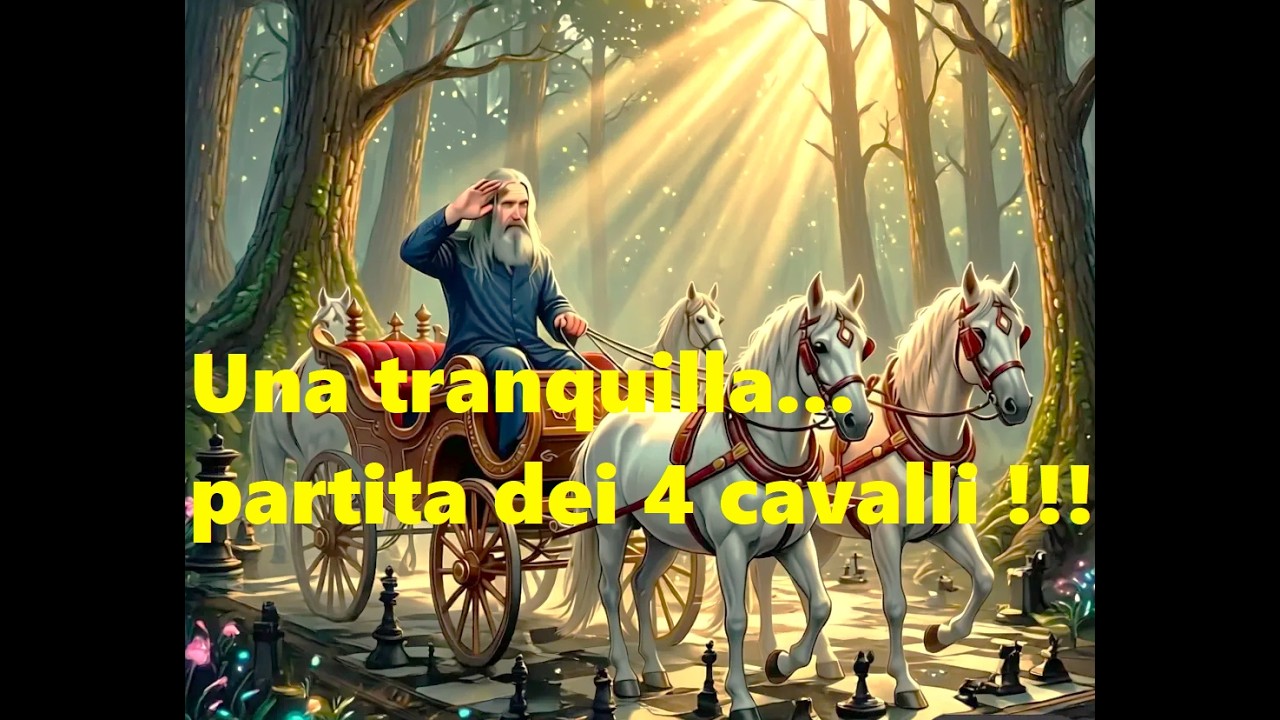 Dicono che la 4 cavalli sia un' apertura tranquilla... Guardate che delirio...