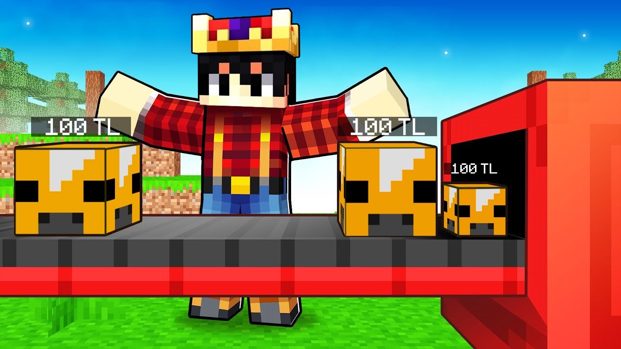 Minecraft'ta ÇİFTLİK AÇARAK MİLYONER OLDUM!