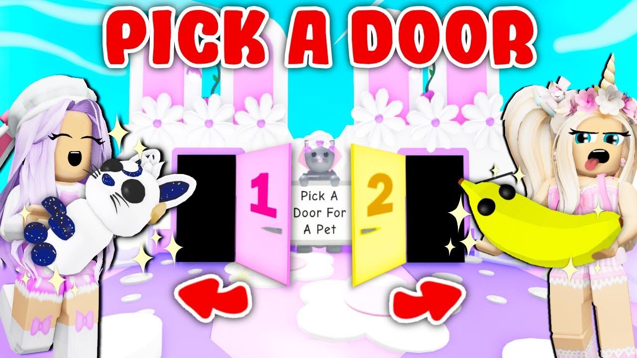 Pick A Door For A LEGENDARY PET With IamSanna! (Roblox)