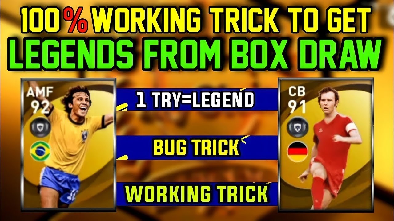 WORKING TRICK TO GET LEGENDS FROM LEGENDS BOX DRAW|Trick To Get Zico,Beckenbauer|PES 21