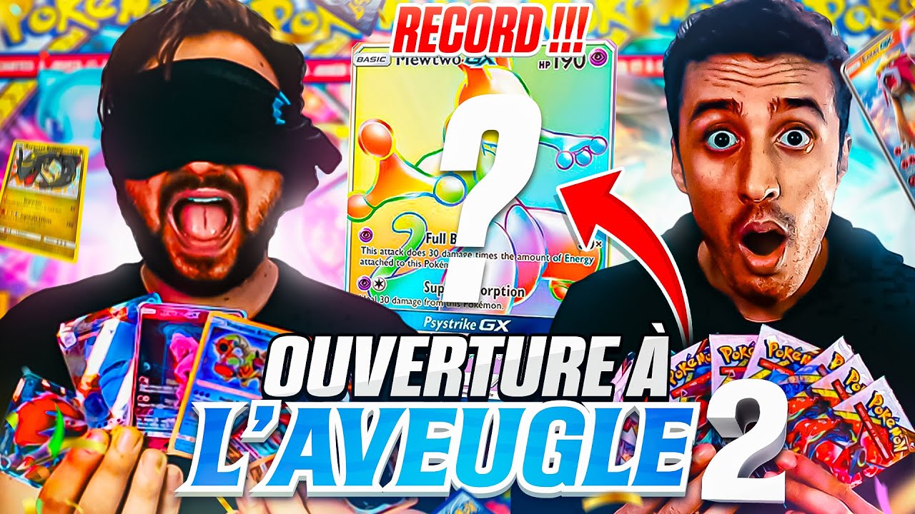 NOUVEAU RECORD ULTRA RARE ! OUVERTURE DE BOOSTERS POKEMON RARE A L'AVEUGLE 2 avec SEINHOR9 !