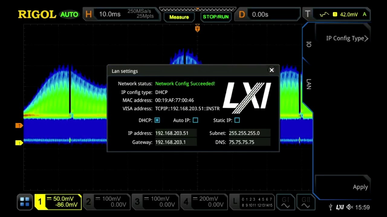 Rigol - MSO7000 Network Options
